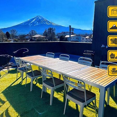 ヴィラ山間堂 Terrace Villa Bbq Bonfire Fuji View Annovillas Fujikawaguchiko Eksteriør billede