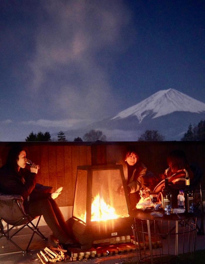 ヴィラ山間堂 Terrace Villa Bbq Bonfire Fuji View Annovillas Fujikawaguchiko Eksteriør billede