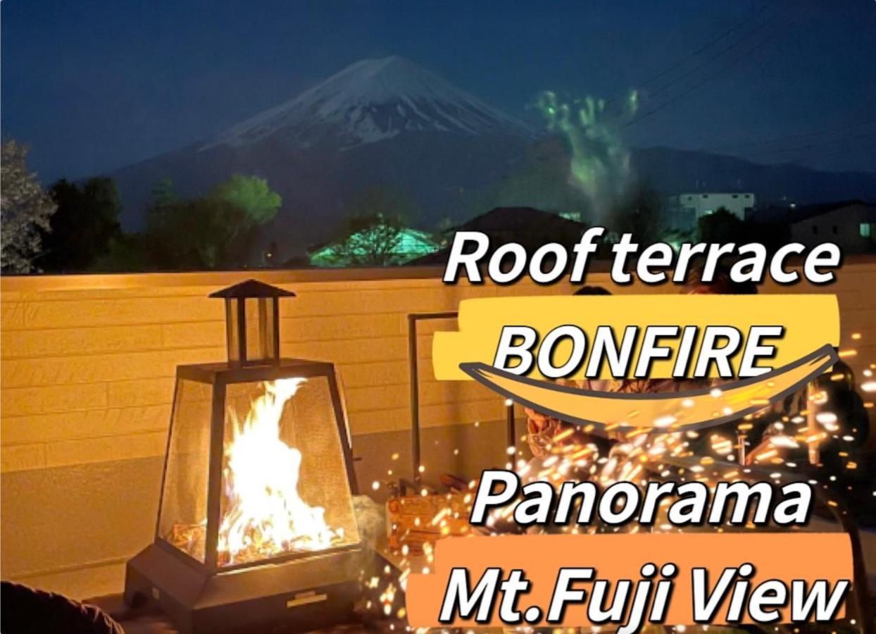 ヴィラ山間堂 Terrace Villa Bbq Bonfire Fuji View Annovillas Fujikawaguchiko Eksteriør billede
