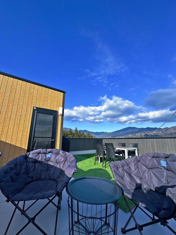 ヴィラ山間堂 Terrace Villa Bbq Bonfire Fuji View Annovillas Fujikawaguchiko Eksteriør billede